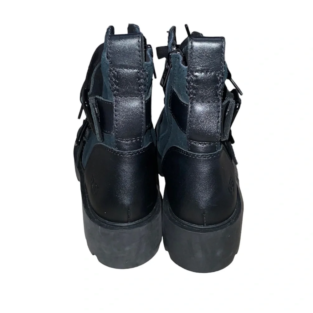 Ugg zorrah waterproof mix leather combat boots - Picture 9 of 13